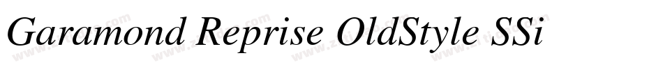 Garamond Reprise OldStyle SSi Normal字体转换